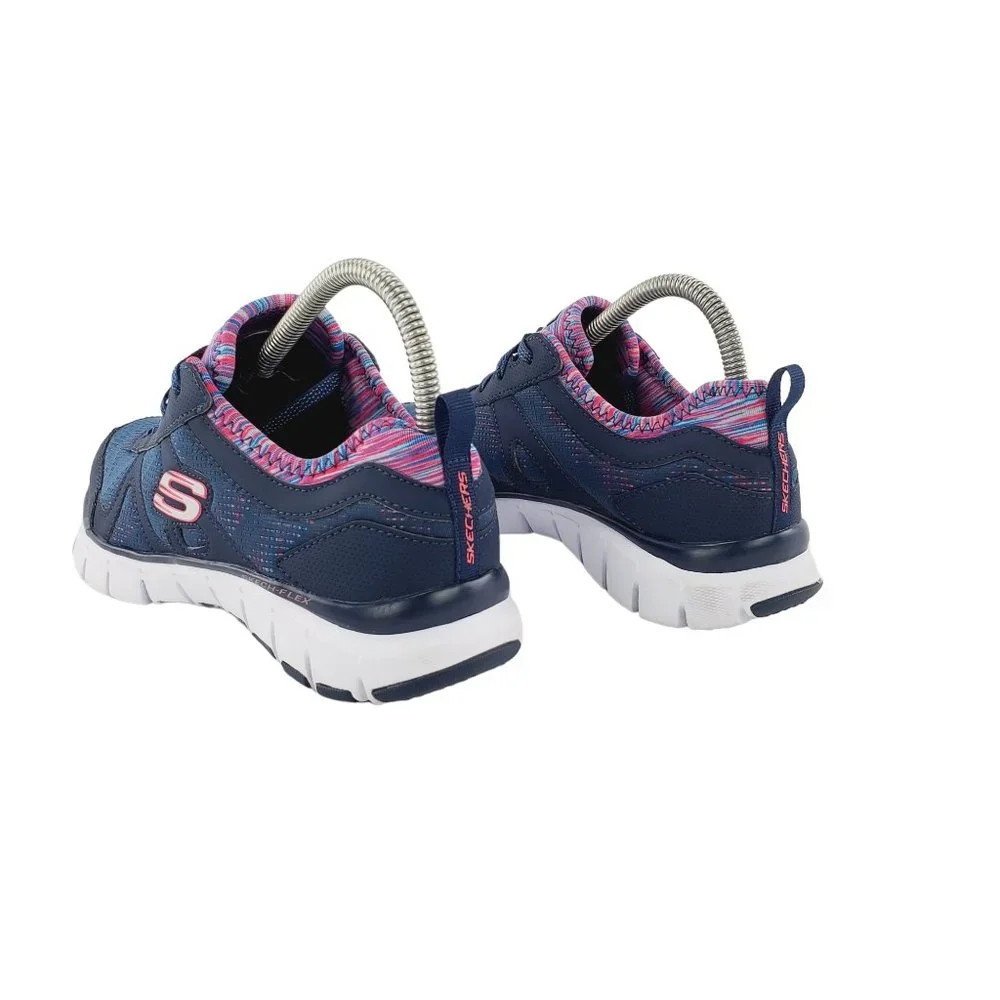 Skechers Women's Relaxed Fit 12130 Blue Running Shoes Sneakers Size 7.5 - Picture 6 of 11